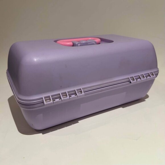 1990s Barbie Lilac Caboodle Cosmetic Carrying Case - Picture 8 of 9